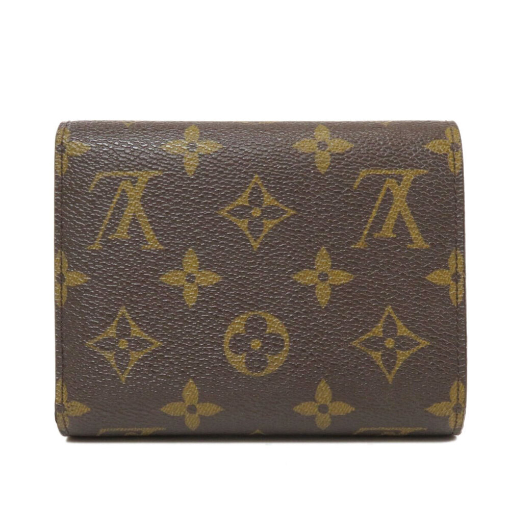Louis Vuitton Portefeuille Bi Joy Monogram Canvas fold Wallet Brown